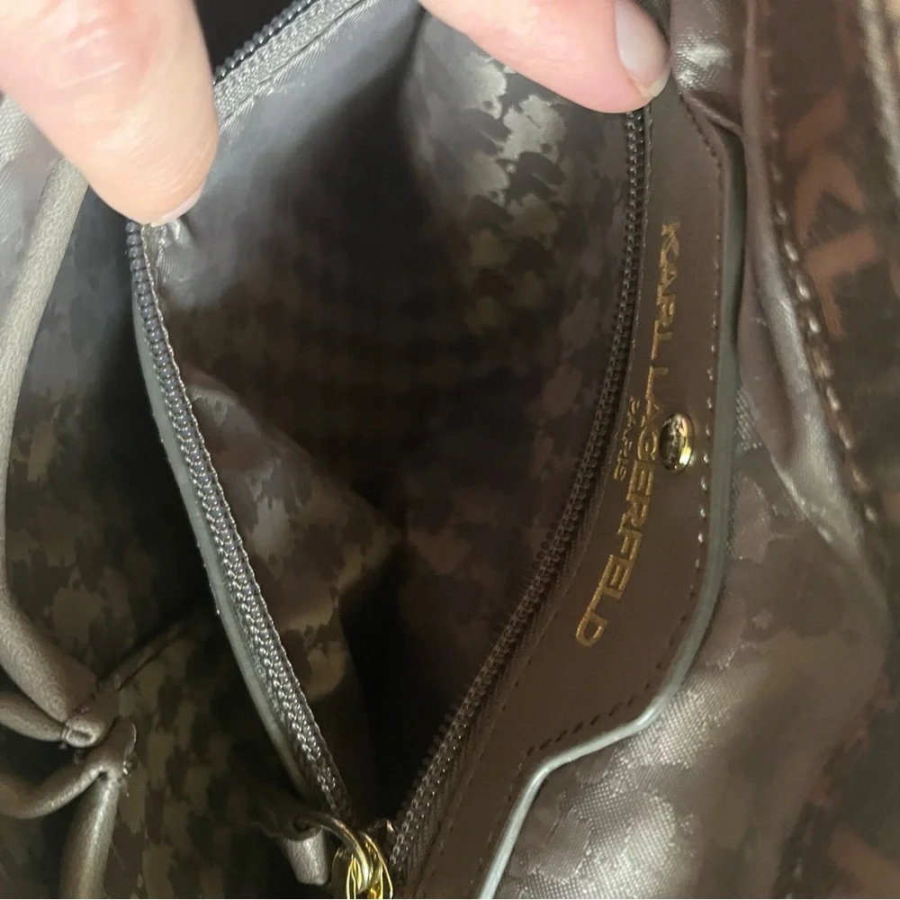 🤎✨ Karl Lagerfeld Paris Monogram Crossbody Bag ✨🤎 *cross-listed* - Picture 6 of 9